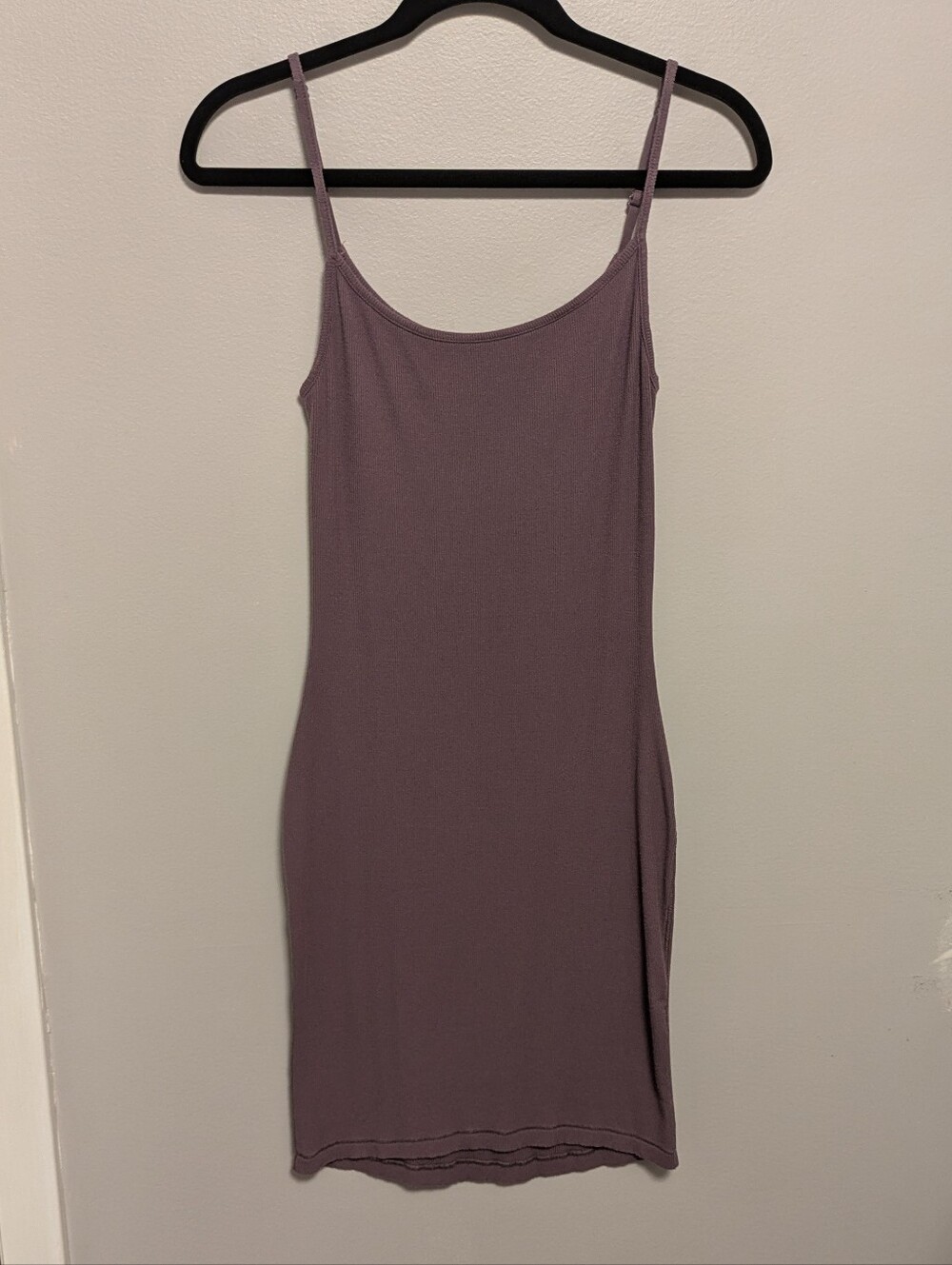 Skims Soft Lounge Slip Dress Mini In Plum